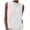 White, variant on XUELUO Boho Tops For Women Summer Cotton Solid Color Round Neck Sleeveless Casual Pullover Shirts For Women Tshirts Outwear,Gold,XXL