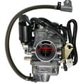 thumbnail image 2 of TRKIMAL GY6 125cc/150cc Carburetor for 4 Stroke Engines Electric Choke Scooter ATV Go Kart 152QMI 157QMJ with Air Filter Intake Manifold - PD24J 24mm Carb, 2 of 6
