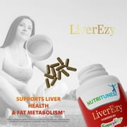 Liver Support Supplement–Supports Detox, Cleansing & Fat Metabolism – with Bergacyn FF (Bergamot & Artichoke) – 30 LiverEzy Vegan Capsules