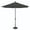 Black, variant on SimplyShade 9ft Outdoor Patio Octagon Umbrella with Black Push Button Tilt, Taupe Brown