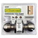 thumbnail image 3 of Cerradura Tipo Pomo Para Entrada Acabado Laton Antiguo Lion Tools 2509, 3 of 3