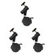 thumbnail image 1 of 3x Ruedas para soporte de luz negras con freno de pie Bloqueo  degree Rotación Transmisiones de pie 16 mm, 1 of 9