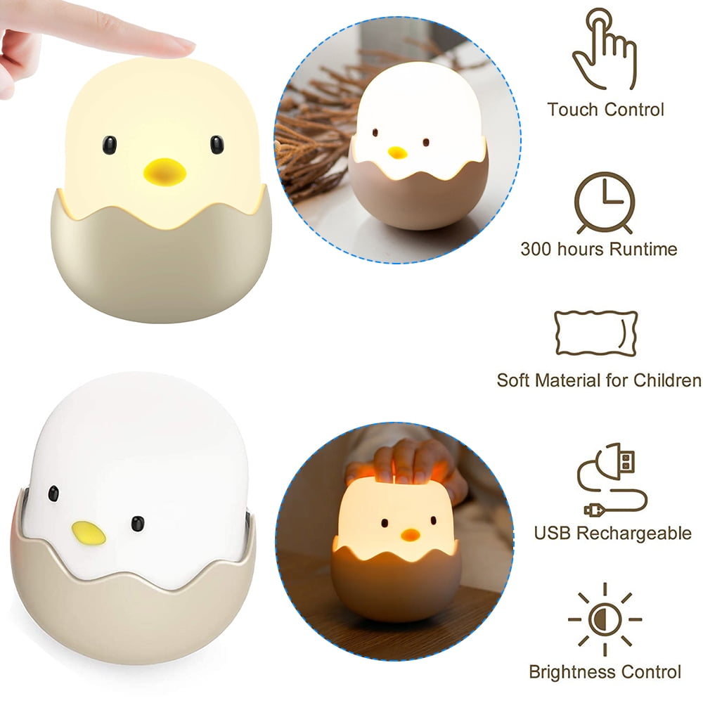 LNKOO Kids Night Light, Birthday Gifts Presents for 1-8 Year Old Girls Kids, Soft Silicone Adjustable Baby Night Light with Touch Sensor for Nursing/Breastfeeding | Newborn or Toddler Bedroom Decor