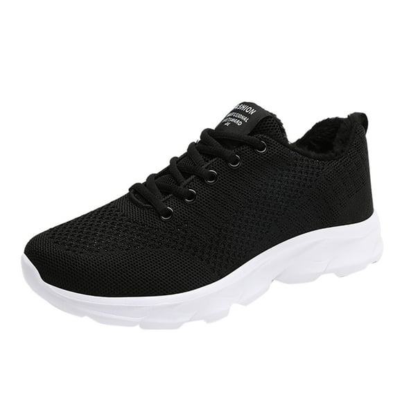 Wyzesi Water Proof Sneakers Womens Wide Sneakers Outdoor Keep Breathable Lace Up Runing Warm Sports Fashion Shoes Women Shoes Mesh Women's Sneakers Veja Sneakers Women Black