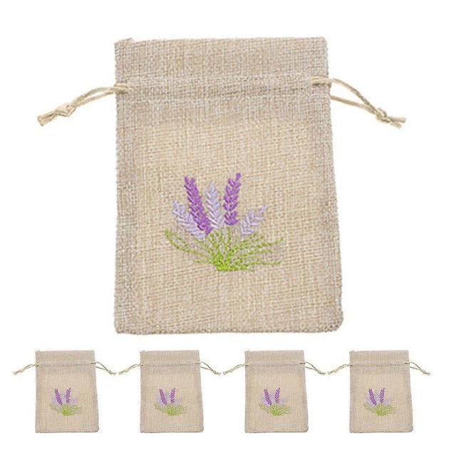 5pcs Dried Flower Storage Bag Empty Lavender Sachet Delicate Sachet Bag Refillable Fragrance Pouch