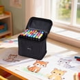 thumbnail image 5 of Double Headed Color Marker, Ngxiha Dual Tip Colorful Art Markers, 48 Colors Sketch Pens, Chisel & Fine Tip Water Based Colouring Marker, Sketch Markers, Drawing Markers, 5 of 5