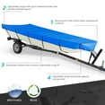 thumbnail image 5 of Marine Grade Heavy Duty 600D Trailerable Boat Cover Replacement for Jon Boat Cover, 5 of 6