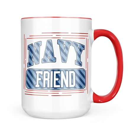 

Neonblond NAVY Friend Blue stripes Mug gift for Coffee Tea lovers