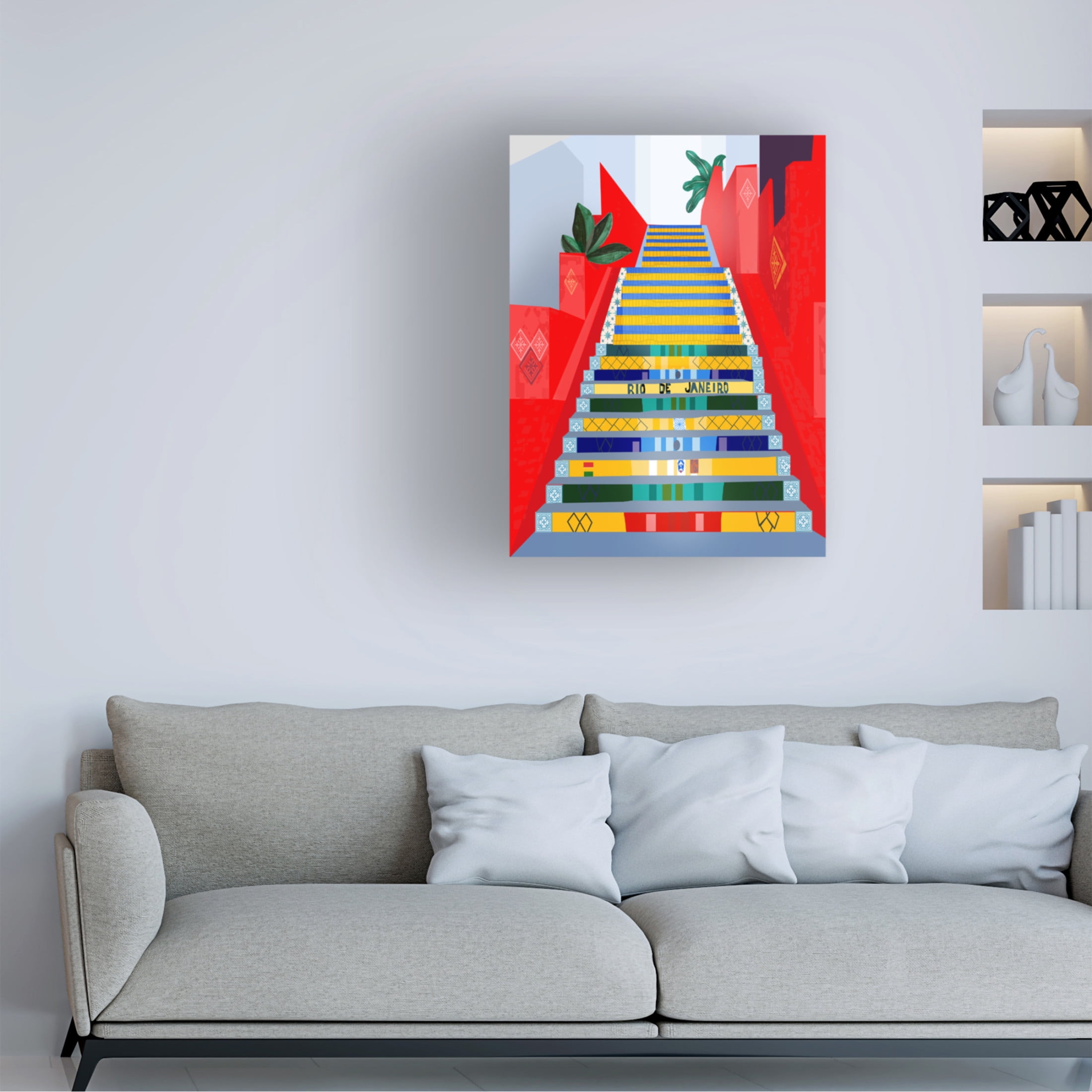 Trademark Fine Art Petra Lizde Rio de Janeiro Canvas Wall Art