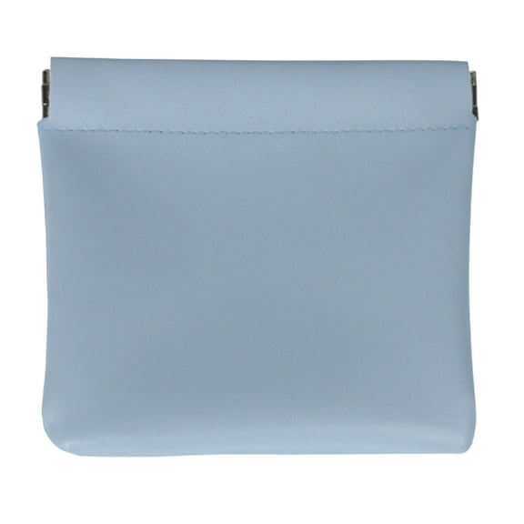 Portable 5in Pocket Cosmetic Bag No Zipper Self Closing Makeup Pouch Travel Storage Organizer for Women Jewelry Headphones Pouchic Snap Closure