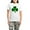 With Gray Camo Pant, variant on CafePress - Shamrock Ver5 Women's Light Pajamas - Women's Short Sleeve Print T-Shirt and Pants Light Cotton Pajama Set