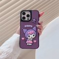thumbnail image 3 of Funda De Teléfono De Alta Calidad 三维 De Kuromi De Dibujos Animados Para iPhone 15 14 11 12 13 Pro Max 14 15 Plus Protectora De Silicona Suave TPU A Prueba De Golpes, 3 of 4