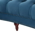 thumbnail image 3 of Jennifer Taylor Home La Rosa 84" Chesterfield Living Room Tufted Sofa Couch, Satin Teal, 3 of 17