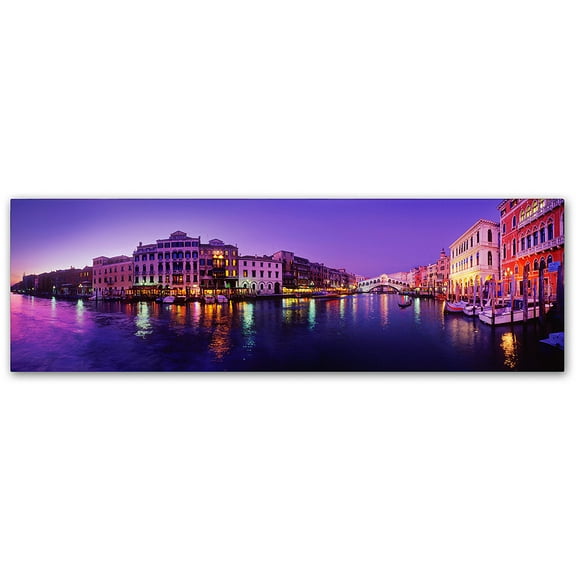 Trademark Fine Art "Grand Canal" Canvas Art by John Xiong