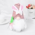 thumbnail image 4 of Easter and Bunny Doll Desktop Ornament Spring Home for Men Easter Decoration, 4 of 5