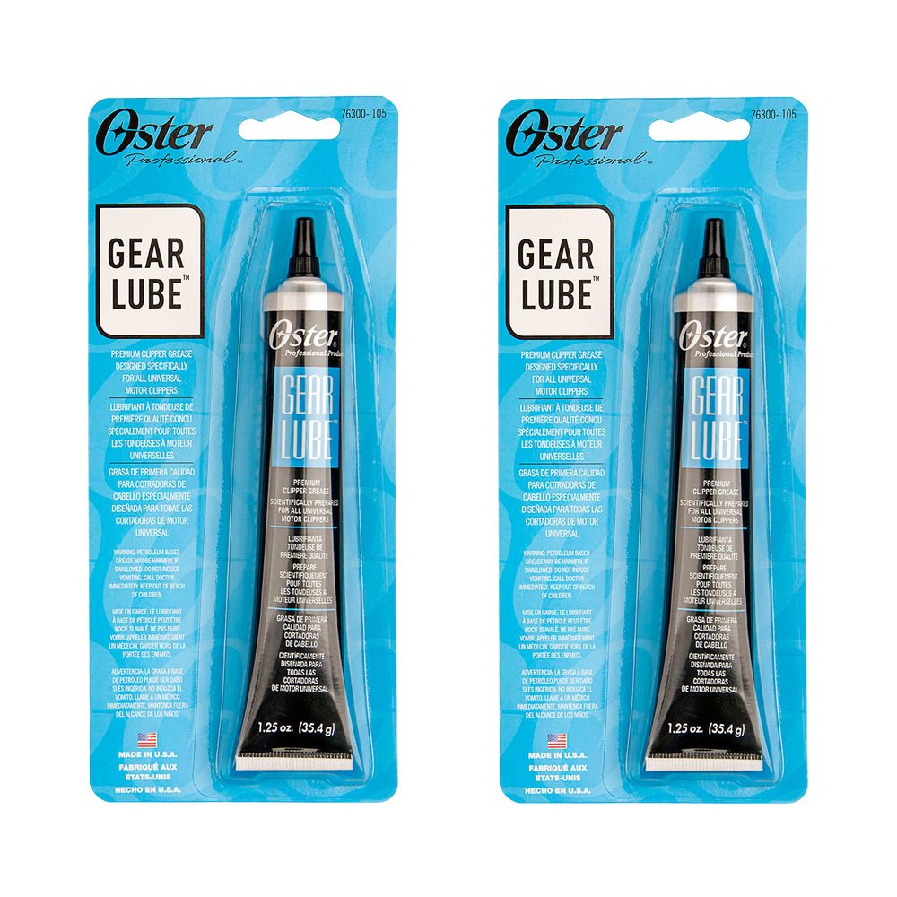 OSTER Gear Lube Lubricating Grease For Hair Clipper Trimmer Pack 2 x CL