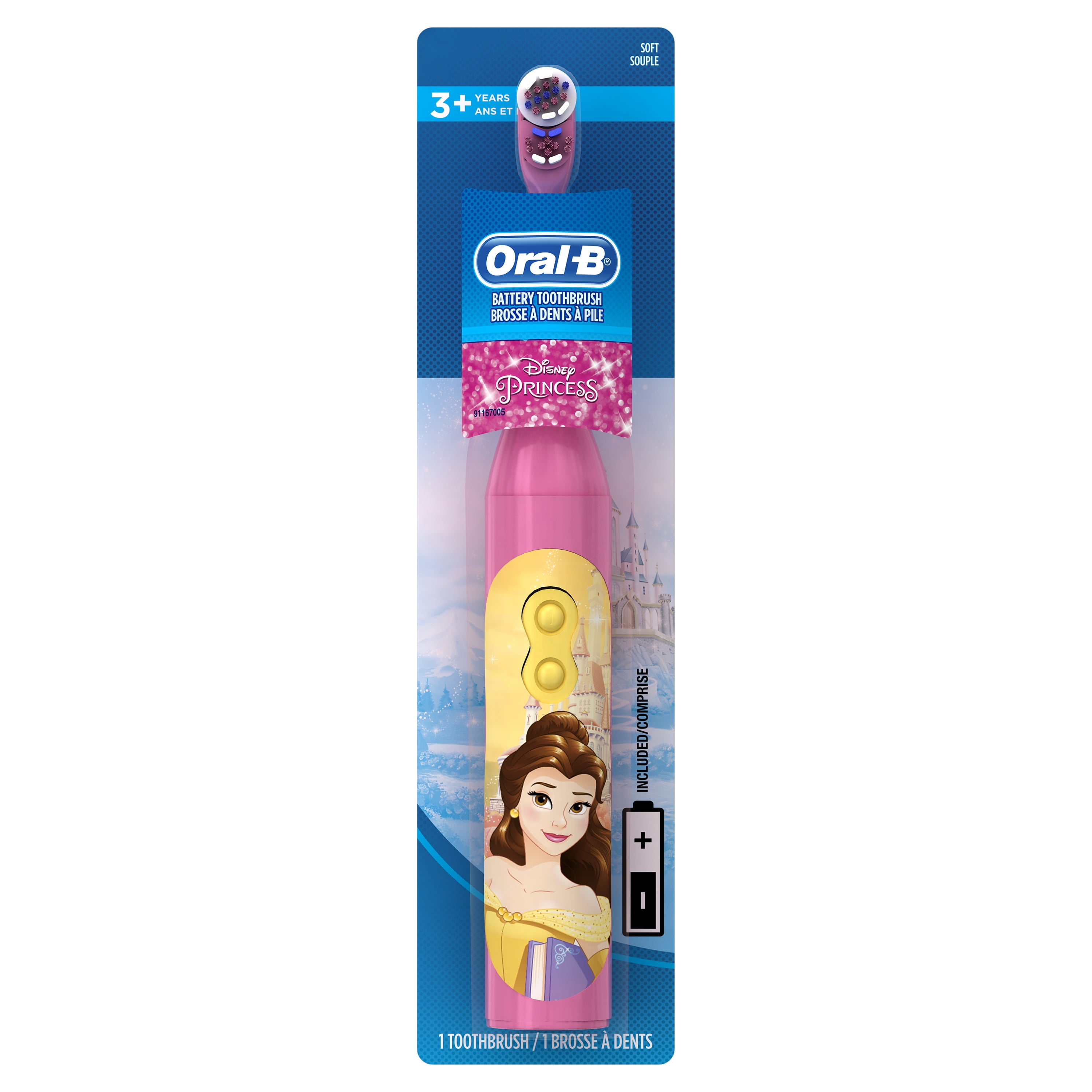 Oral-B Kids Battery Power Toothbrush Featuring Disney Princess ...