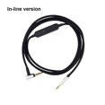 thumbnail image 4 of serony Earphone Rope Audio Cable Replacement 2.5mm Mic Coiled Colume Gaming Control Silver Plated Upgrade Extension Sound Cords Device drive-by-wire, 4 of 9