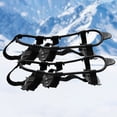 thumbnail image 3 of Tacos de montañismo de 24 dientes, cubiertas antideslizantes para zapatos con garra para nieve, equipo para exteriores, 3 of 9