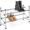 Whitmor Shoe Rack, Chromed Steel