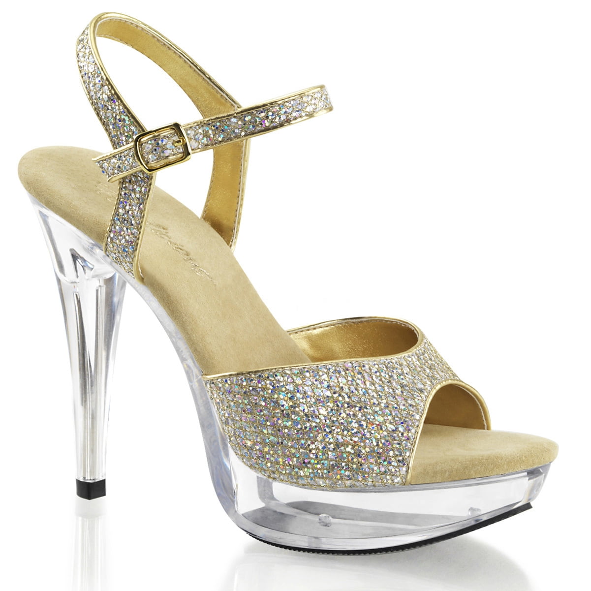 next gold glitter shoes