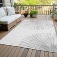 thumbnail image 6 of Addison Rugs Chantille Indoor/Outdoor Transitional Circles Gray Washable Rectangle Rug, 10' x 14', 6 of 6
