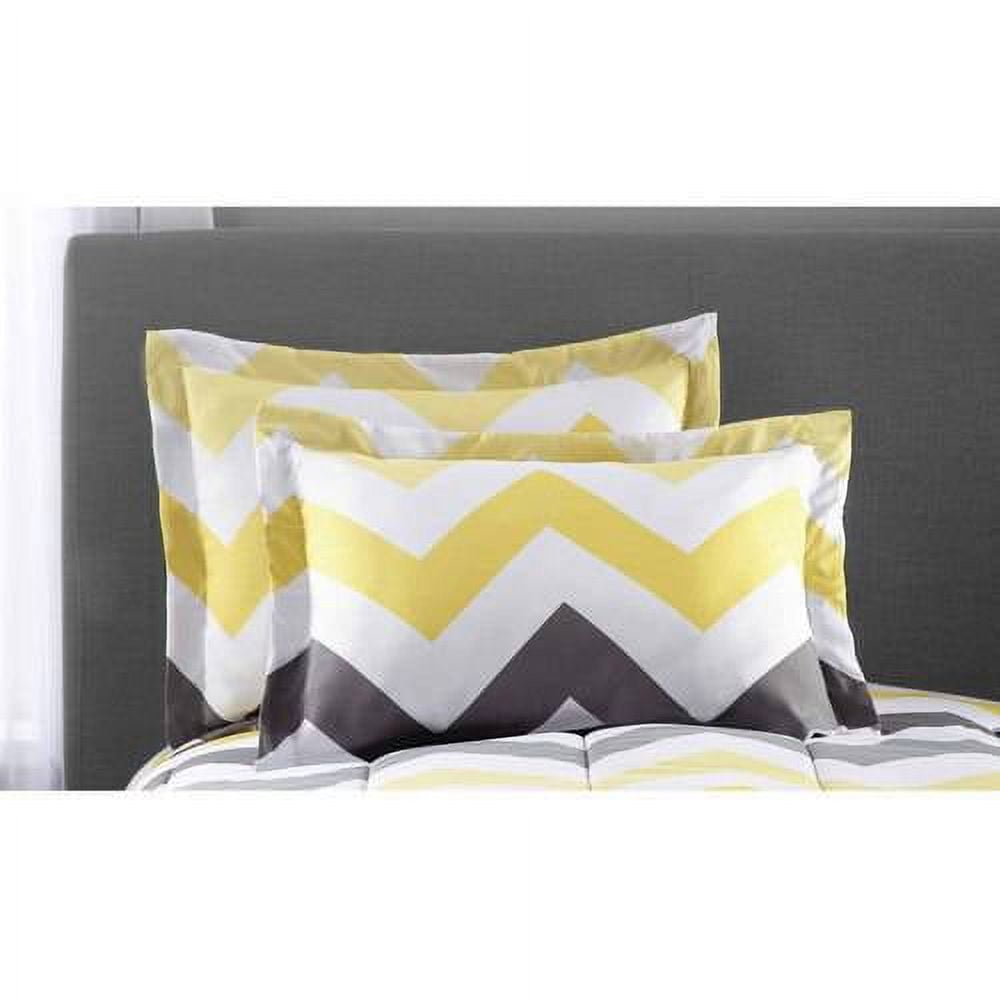 Mainstays Grey 7 Piece Bed in a Bag Comforter Set With Sheets, Full