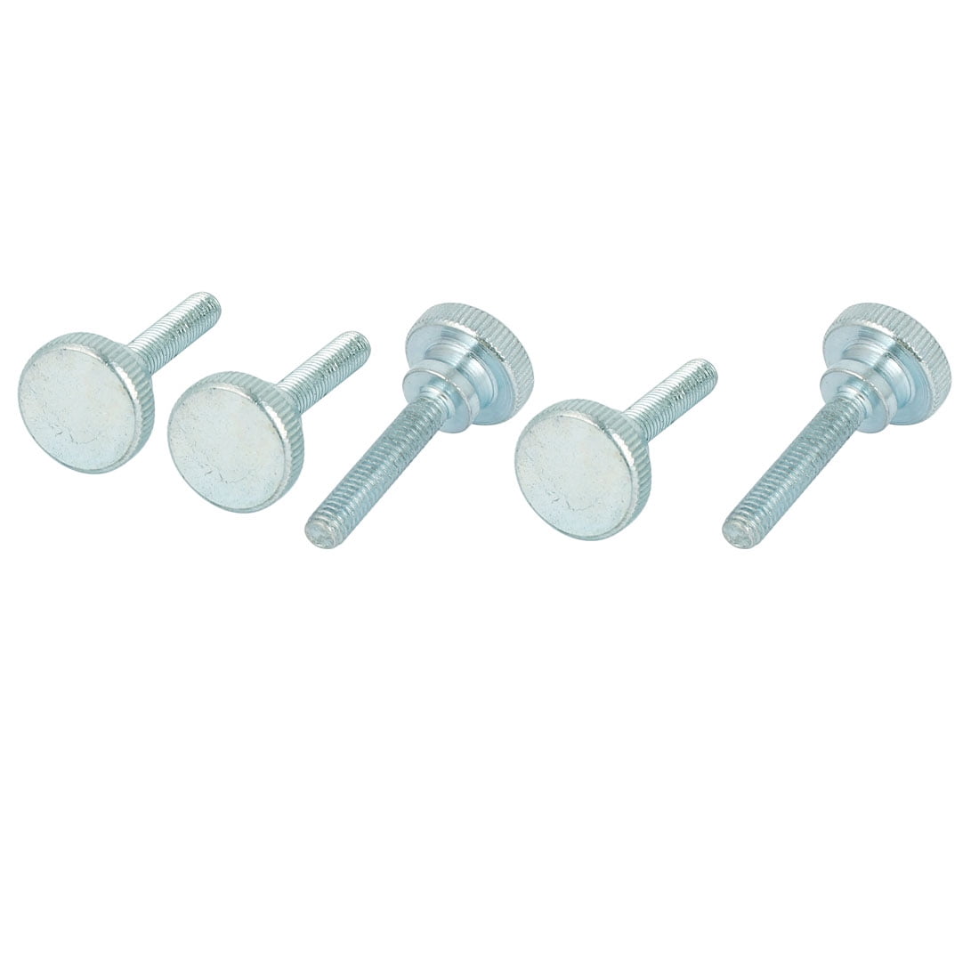 Lot De 10 Vis Moletées Uxcell - M6 X 20mm - Acier Carbone Zingué - Tête Moletée
