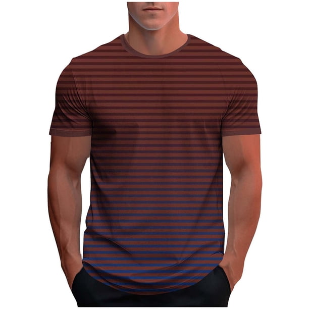 Usted Es Más Que una Prueba de Puntuación de la Camisa de la Moda Casual Impresión Deportiva Camiseta de Manga Corta Cuello Redondo para los Hombres, Blusa de Poliéster para Uso Diario Al Aire Libre