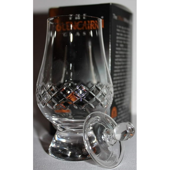 Glencairn The Diamond Cut Scotch Whisky Tasting Glass with Ginger Jar Top