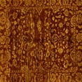thumbnail image 1 of Ahgly Company Indoor Square Abstract Yellow Modern Area Rugs, 5' Square, 1 of 4