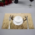 thumbnail image 2 of MKHERT Deer Wilderness Stag Countryside Rural Theme Placemats Table Mats for Dining Room Kitchen Table Decoration 12x18 inch,Set of 6, 2 of 4