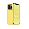 thumbnail image 1 of Apple Animation Magsafe 13 Pro Liquid Silicone Magnetic Case For iPhone 13 Pro Max pro Case Wireless Charging Drop Protect Cover Lemon Zest for iphone13 Pro(6.1"), 1 of 6
