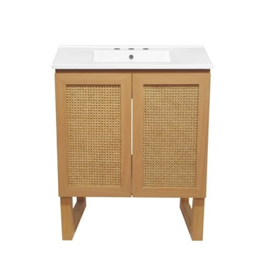 Swiss Madison Sm-Bv810-3 Arles 30" Free Standing Single Basin Vanity Set - Natural Oak /
