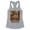 Heather Grey, variant on Tacos Before Vatos Tank Top Fitted Racerback Women's Large White