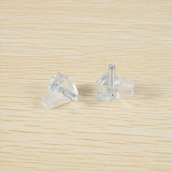 50 Pieces 3 mm Shelf Pins Clear Support Pegs Cabinet Shelf Pegs Clips Shelf Support Holder Pegs for Kitchen Furniture