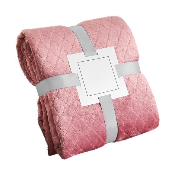 Couverture Jetée en Molleton, Couverture Réversible en Peluche Duveteuse Grande Grande, Couvertures en Flanelle pour Sofa Canapé Lit (Blanc) 78,74 X 90,55 Pouces