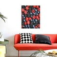 thumbnail image 4 of Sikiie Variety Of Fruits And Berries Print Canvas Decorative Hanging Painting, Anti-shrinkage Hanging Frame, Suitable for Home, Office Wall Decorations, 4 of 6