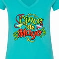 thumbnail image 4 of Inktastic Cinco De Mayo Women's V-Neck T-Shirt, 4 of 5