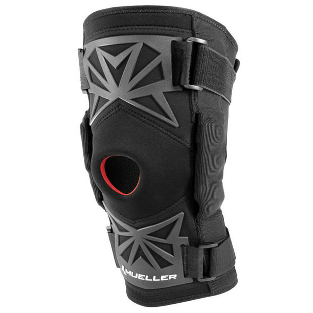 Mueller PRO-LEVEL Triaxial Hinged Knee Brace Deluxe, Medial/Lateral ...