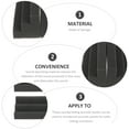 thumbnail image 2 of 4pcs Wedge Acoustic Panels Soundproof Sponge Panels for Recording Studio Black, 2 of 8