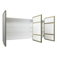 thumbnail image 6 of Glass Warehouse Sc3-Sq-60X32 Calla 60" X 32" Framed Triple Door Medicine Cabinet - White, 6 of 7