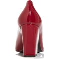 thumbnail image 3 of Marion Parke Womens Whitney Patent Leather Slip on Pumps Red 38, 3 of 5