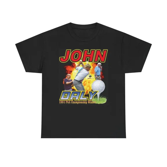 John Daly Vintage Golf Humor Retro Graphic Cotton Unisex T-Shirt up to size 5XL