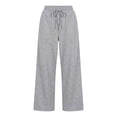 thumbnail image 4 of Diufon Sweatpants for Women Baggy Drawstring High Waist Fleece-lined Pants Fall Winter Warm Pants with Pockets, 4 of 7