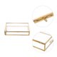 thumbnail image 4 of Clear Gray Sombe Box Jewelry Case de joyas con tapa superior con bisagras, 4 of 5