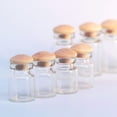 thumbnail image 3 of Miangastore 8 Pcs Bouteilles en Verre Miniatures Maison de Poupée Mini Bouteilles en Verre avec Bouchons Jouets de Jeu de Rôle, 3 of 8