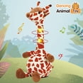 thumbnail image 6 of Twisting Giraffe Electric Doll Learn To Speak Giraffe Twisting Giraffe Electric Doll Soft Plush Toy Learn To Speak Sing Dance Voice Repeat Animal Novelty Toy Children Gifts, 6 of 8