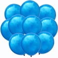 thumbnail image 1 of Xiao Hua 50 globos azules premium de 12 pulgadas para fiestas de cumpleaños, globos a granel para despedidas de soltera y decoración de fiestas de graduación., 1 of 4