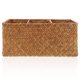 thumbnail image 1 of EXHUMKY Cesta Organizadora De Con Robusto Y 3 Compartimentos Color Chocolate, 1 of 5